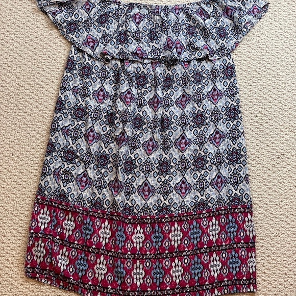 BeachLunchLounge Off-the-Shoulder Dress Sz M,‎ EUC - Picture 5 of 8